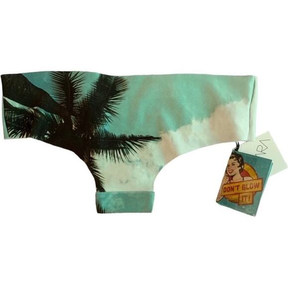 Amara Seamless Palm Tree Bikini Bottoms M | Made in NYC | NWT Swimwear - Picture 2 of 4